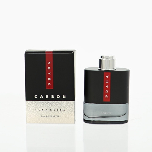 Prada Luna Rossa Carbon By Prada 0.3 Oz Eau De Toilette Splash For Men - Mini (3614274254556)