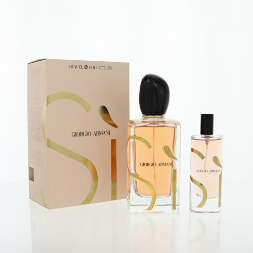 Armani Si By Giorgio Armani 2 Piece Set For Women: 3.4 Oz Eau De Parfum Spray, 0.5 Oz Eau De Parfum Spray For Women - Gift Set (3660732667048)