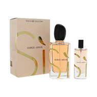 Armani Si By Giorgio Armani 2 Piece Set For Women: 3.4 Oz Eau De Parfum Spray, 0.5 Oz Eau De Parfum Spray For Women - Gift Set (3660732667048)