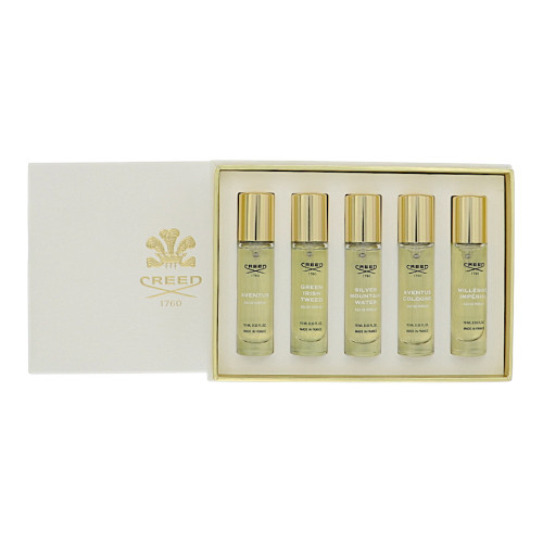 Creed Mini Set By Creed 5 Piece Eau De Parfum Set For Men: 0.33 Oz Aventus Spray, 0.33 Oz Green Irish Tweed Spray, 0.33 Oz Silver Mountain Water Spray, 0.33 Oz Imperialspray, 0.33 Oz Aventus Cologne Spray For Men - Gift Set (3508440561961)