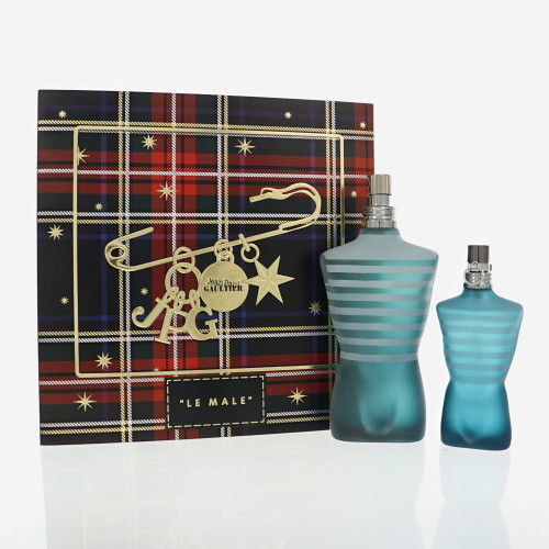 Le Male By Jean Paul Gaultier 2 Piece Set For Men: 4.2 Oz Eau De Toilette Spray, 1.4 Oz Eau De Toilette Spray For Men - Gift Set (8435415113083)