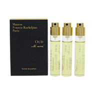Oud Silk Mood By Maison Francis Kurkdjian 3 Piece Set For Men: 0.37 Oz Extrait De Parfum Spray, 0.37 Oz Extrait De Parfum Spray, 0.37 Oz Extrait De Parfum Spray For Men - Gift Set (3700559612941)