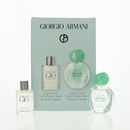Acqua Di Gio Mini Set By Giorgio Armani 0.17 Oz Eau De Parfum Splash For Unisex - Gift Set (3605973050914)