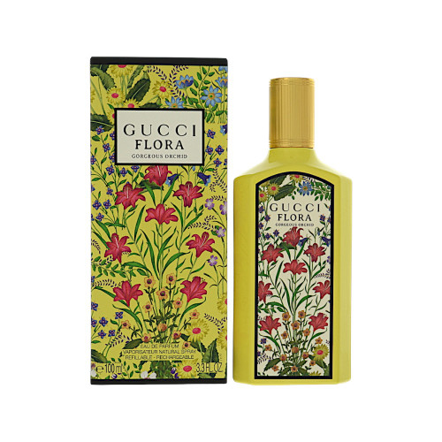 Flora Gorgeous Orchid By Gucci 3.3 Oz Eau De Parfum Spray For Women - Box (3616305169273)