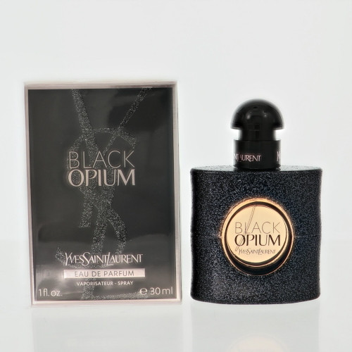 Black Opium By Yves Saint Laurent 1 Oz Eau De Parfum Spray For Women - Box (3365440787858)
