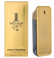 1 Million By Paco Rabanne 3.4 Oz Eau De Toilette Spray For Men - Box (701019693572)