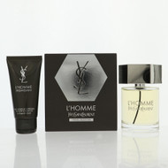 L'homme By Yves Saint Laurent 2 Piece Set For Men: 3.3 Oz Eau De Toilette Spray, 1.6 Oz All-Over Shower Gel For Men - Gift Set (3660732601509)