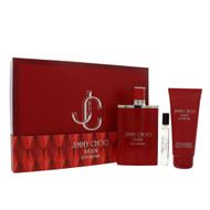 Jimmy Choo Man Extreme By Jimmy Choo 3 Piece Set For Men: 3.3 Oz Eau De Parfum Spray, 0.25 Oz Eau De Parfum Spray, 3.3 Oz All-Over Shower Gel For Men - Gift Set (3386460156080)