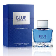 Blue Seduction By Antonio Banderas 3.4 Oz Eau De Toilette Spray For Men - Box (746480011470)