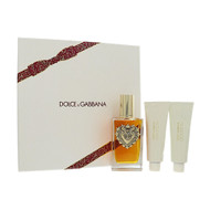 Devotion By Dolce & Gabbana 3 Piece Set For Women: 3.3 Oz Eau De Parfum Spray, 1.69 Oz Shower Gel, 1.69 Oz Body Lotion For Women - Gift Set (8056669922179)