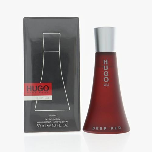 Hugo Deep Red By Hugo Boss 1.6 Oz Eau De Parfum Spray For Women - Box (0719346049078)