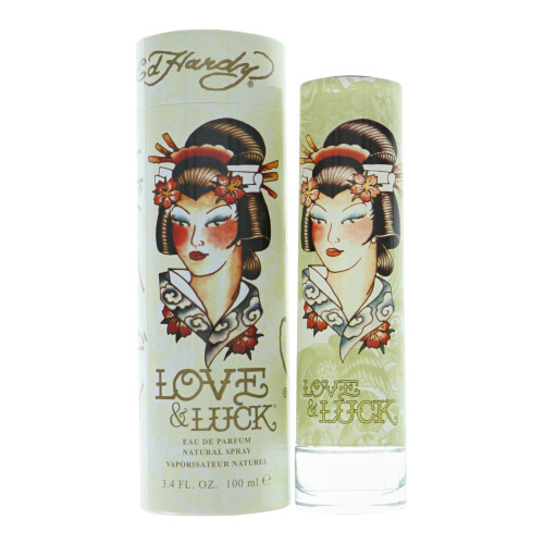 Ed Hardy Love & Luck By Christian Audigier 3.4 Oz Eau De Parfum Spray For Women - Box (0094922912282)