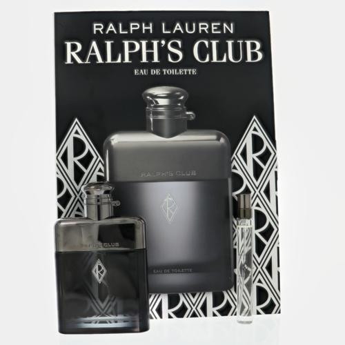 Ralph's Club By Ralph Lauren 2 Piece Set For Men: 3.4 Oz Eau De Toilette Spray, 0.34 Oz Eau De Toilette Spray For Men - Gift Set (3605973004382)