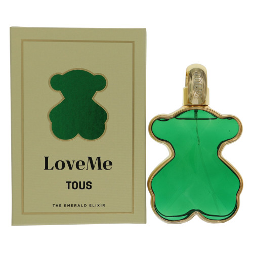 Love Me Emerald Elixir By Tous 3 Oz Eau De Parfum Spray For Women - Box (8436603331647)