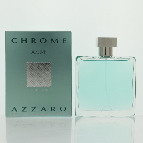 Chrome Azure By Azzaro 3.38 Oz Eau De Toilette Spray For Men - Box (3614274098440)