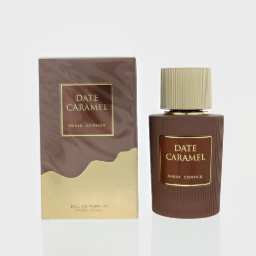 Date Caramel By Paris Corner 3.4 Oz Eau De Parfum Spray For Women - Box (6298785243529)