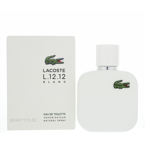 Lacoste L.12.12 Blanc By Lacoste 1.7 Oz Eau De Toilette Spray For Men - Box (3386460149105)