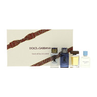 D&G By Dolce & Gabbana 4 Piece Gift Set For Men - 0.17 Oz K Eau De Toilette, 0.17 Oz K Eau De Parfum, 0.17 Oz The One Eau De Toilette, 0.15 Oz Light Blue Eau De Toilette For Men - Gift Set (8056669922551)