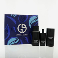 Armani Code By Giorgio Armani 3 Piece Gift Set For Men - 2.5 Oz Eau De Toilette, 2.5Oz Deodorant, Mini Eau De Toilette For Men - Gift Set (3614274186048)
