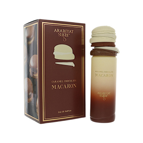 Caramel Chocolate Macaron By Arabiyat Sugar 3.4 Oz Eau De Parfum Spray For Men - Box (6290361917114)