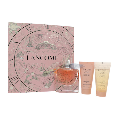 La Vie Est Belle By Lancome 3 Piece Gift Set For Women - 1.7Oz  Eau De Parfum, 1.7Oz Body Lotion, 1.7Oz  Shower Gel For Women - Gift Set (3614274652918)