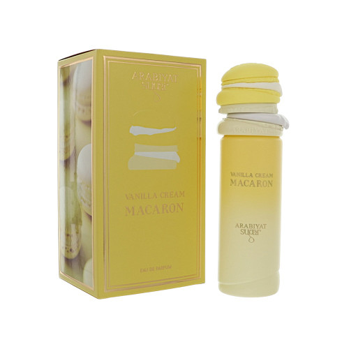 Vanilla Cream Macaron By Arabiyat Sugar 3.4 Oz Eau De Parfum Spray For Men - Box (6290361917107)