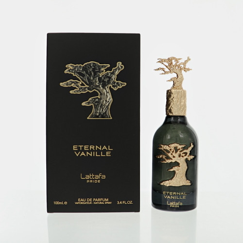 Eternal Vanille By Lattafa 3.4 Oz Eau De Parfum Spray For Men - Box (6290362349334)
