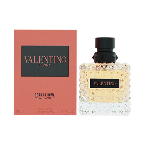 Born In Roma Coral Fantasy By Valentino 3.4 Oz Eau De Parfum Spray For Women - Box (3614273672054)