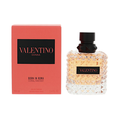 Born In Roma Coral Fantasy By Valentino 3.4 Oz Eau De Parfum Spray For Women - Box (3614273672054)