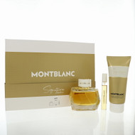 Mont Blanc Signature Absolue By Mont Blanc 3 Piece Set For Women: 3 Oz Eau De Parfum Spray, 0.25 Oz Eau De Parfum Spray, 3.3 Oz Body Lotion For Women - Gift Set (3386460154451)