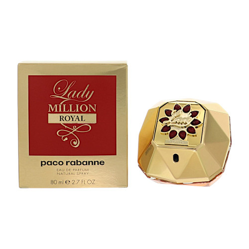 Lady Million Royal By Paco Rabanne 2.7 Oz Eau De Parfum Spray For Women - Box (3349668617173)