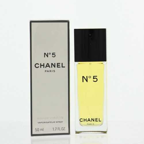 Chanel No. 5 By Chanel 1.7 Oz Eau De Toilette Spray For Women - Box (3145891054552)