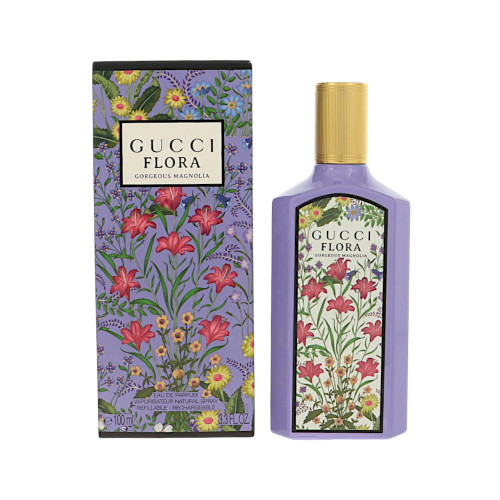 Gucci Flora Gorgeous Magnolia By Gucci 3.3 Oz Eau De Parfum Spray For Women - Box (3616303470791)
