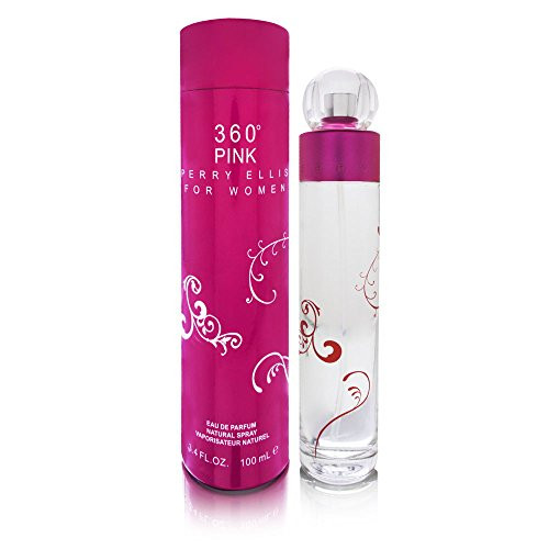 Perry Ellis 360 Pink By Perry Ellis 3.4 Oz Eau De Parfum Spray For Women - Box (844061005105)