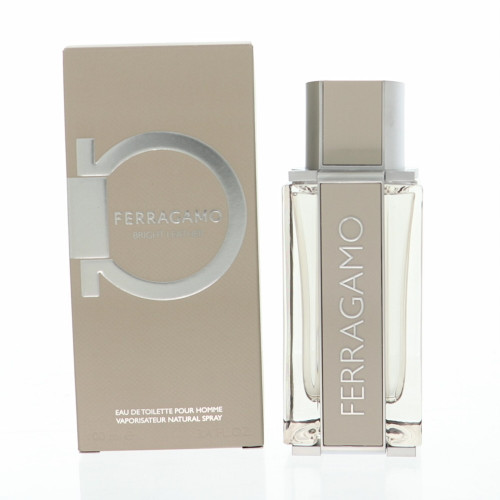 Bright Leather By Salvatore Ferragamo 3.4 Oz Eau De Toilette Spray For Men - Box (8052464895564)