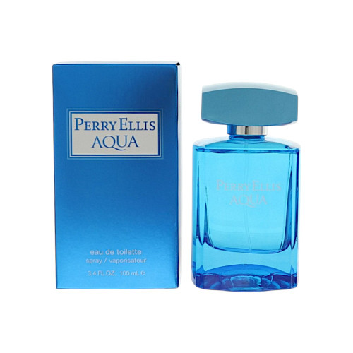 Aqua By Perry Ellis 3.4 Oz Eau De Toilette Spray For Men - Box (844061006911)