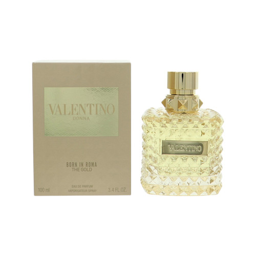 Valentino Born In Roma Gold By Valentino 3.4 Oz Eau De Parfum Spray For Women - Box (3614274217148)