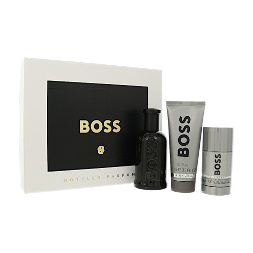 Boss #6 By Hugo Boss 3 Piece Gift Set - 2.5 Oz Eau De Toilette ,6.0 Oz Deodorizing Body Spray ,6.7 Oz Shower Gel For Men - Gift Set (3616306699281)