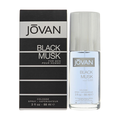 Jovan Black Musk By Jovan 3 Oz Cologne Spray For Men - Box (885362722230)