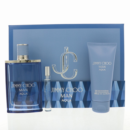 Jimmy Choo Man Aqua By Jimmy Choo 3.3 Oz Eau De Toilette Spray For Men - Gift Set (3386460156066)
