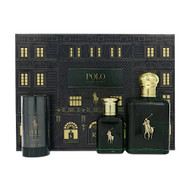 Polo Green By Ralph Lauren 3 Piece Gift Set - 4.2 Oz Eau De Toilette Spray, 1.36 Oz Eau De Toilette Spray, 2.6 Oz Deodorant For Men - Gift Set (3605973080867)