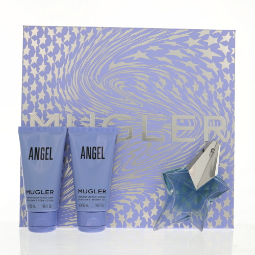 Angel By Thierry Mugler 3 Piece Gift Set For Women - 0.8 Oz Eau De Parfum Spray, 1.6 Oz Body Lotion, 1.6 Oz Shower Gel For Women - Gift Set (3614274473841)
