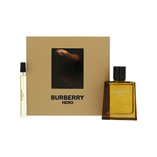 Burberry Hero By Burberry 2 Piece Gift Set - 3.3 Oz Eau De Parfum Spray ,0.33 Oz Eau De Parfum Spray For Men - Gift Set (3616305628893)