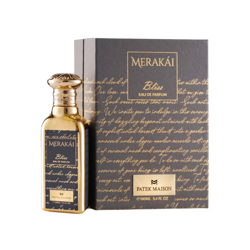 Merakai Bliss By Patek Maison 3.4 Oz Eau De Parfum Spray For Men - Box (850039142055)