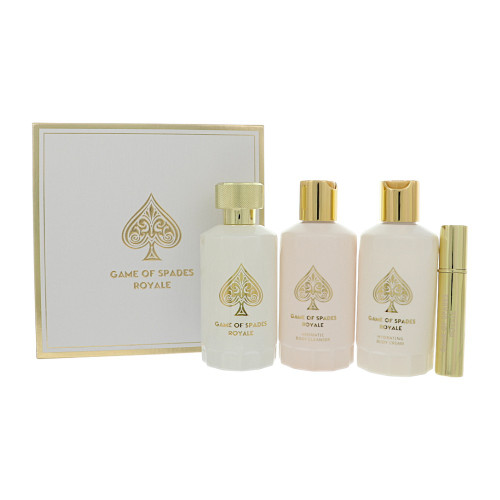 Game Of Spades Royale By Jo Milano 3.4 Oz Parfum Spray For Men - Gift Set (850051043170)