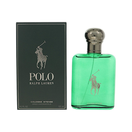 Polo Green By Ralph Lauren 4.2 Oz Eau De Cologne Intense Spray For Men - Box (3605972793713)