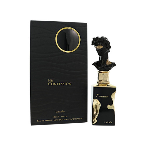 His Confession By Lattafa 3.4 Oz Eau De Parfum Spray For Men - Box (6290360599113)
