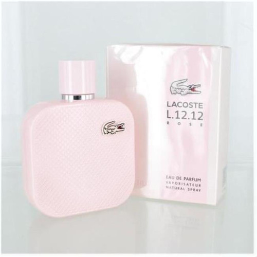 Lacoste L.12.12 Rose By Lacoste 3.3 Oz Eau De Parfum Spray For Women - Box (3386460149211)