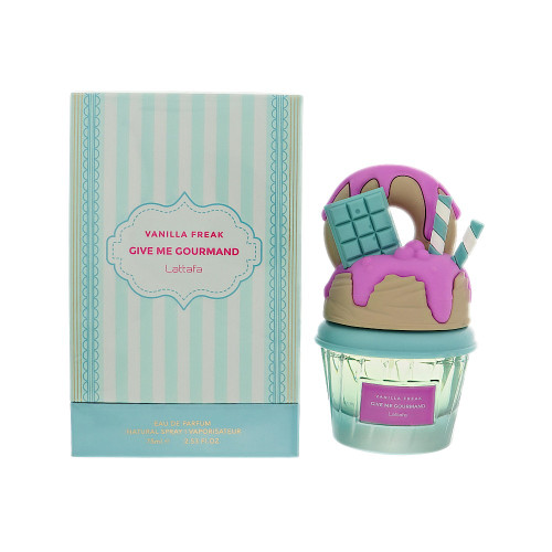 Give Me Gourmand Vanilla Freak By Lattafa 2.53 Oz Eau De Parfum Spray For Men - Box (6290362349655)