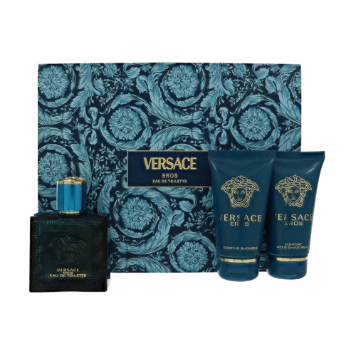 Versace Eros By Versace 1.7 Oz Eau De Toilette Spray For Men - Gift Set (8011003889280)